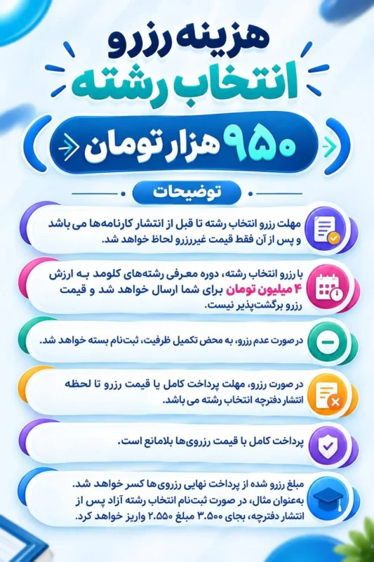 انتخاب رشته موسسه آموزشی کولمد